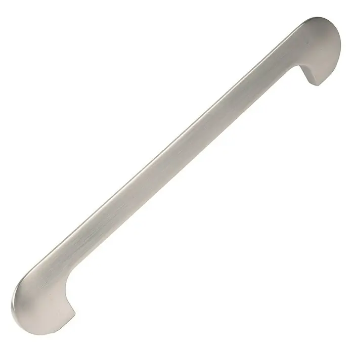 Nesu Tirador para muebles 887025 - L x An x Al: 19,5 x 0,9 x 3 cm, Acero inoxidable
