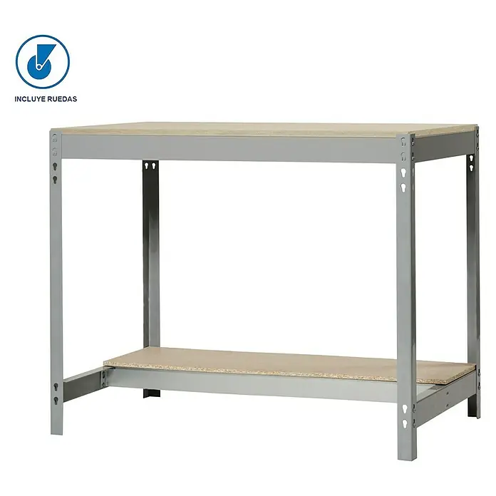 Simonrack Simonwork Banco de trabajo BT0 Mobile - L x An x Al: 76 x 120 x 95 cm, Capacidad de carga: 280 kg, Gris