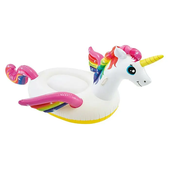 Intex Animal acuático Unicornio Isla L - L x An x Al: 201 x 140 x 97 cm