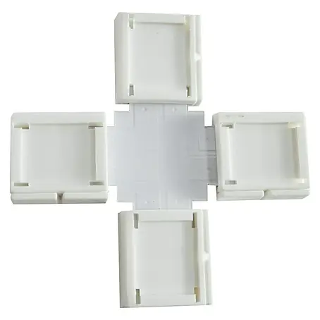 Alverlamp  Conector en X para tiras LED