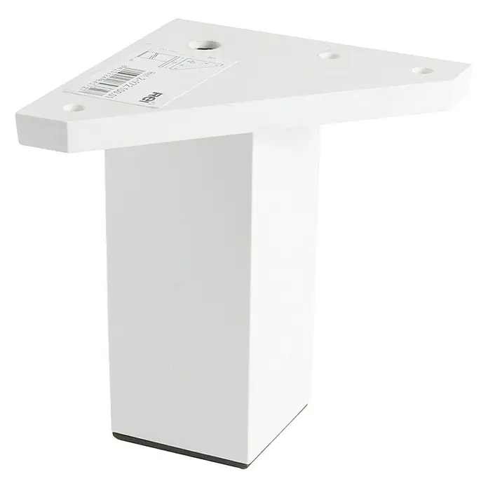 Pata para muebles 972 - L x An x Al: 4 x 8 x 10 cm, Blanco