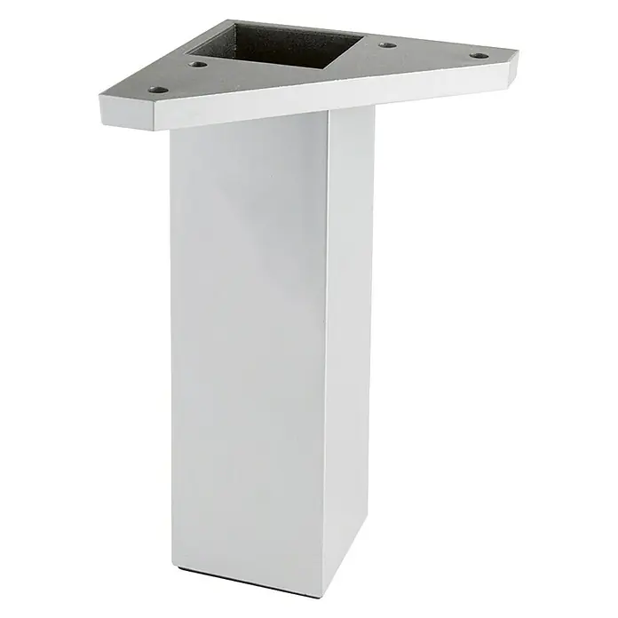 Pata para muebles 972 - L x An x Al: 4 x 8 x 15 cm, Aluminio