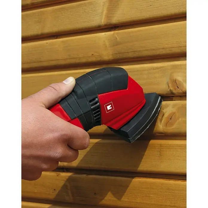 Einhell Deltaschleifer TC-DS 19 - 190 W, Schleifplatte: 90 x 90 x 90 mm mit Klettverschluss