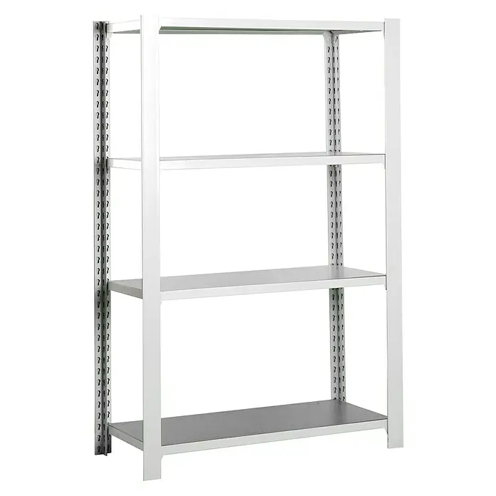Simonrack Simonoffice Estantería para archivadores Officlick Wood Inicial - L x An x Al: 40 x 90 x 150 cm, Capacidad de carga: 200 kg/balda, Número de baldas: 4 ud., Blanco/Wengué