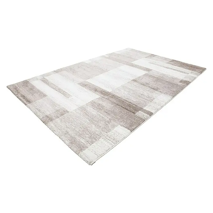Kurzflorteppich 501 - Beige, 230 x 160 cm, 100 % Polypropylen (Flor) - Linke Seitenansicht