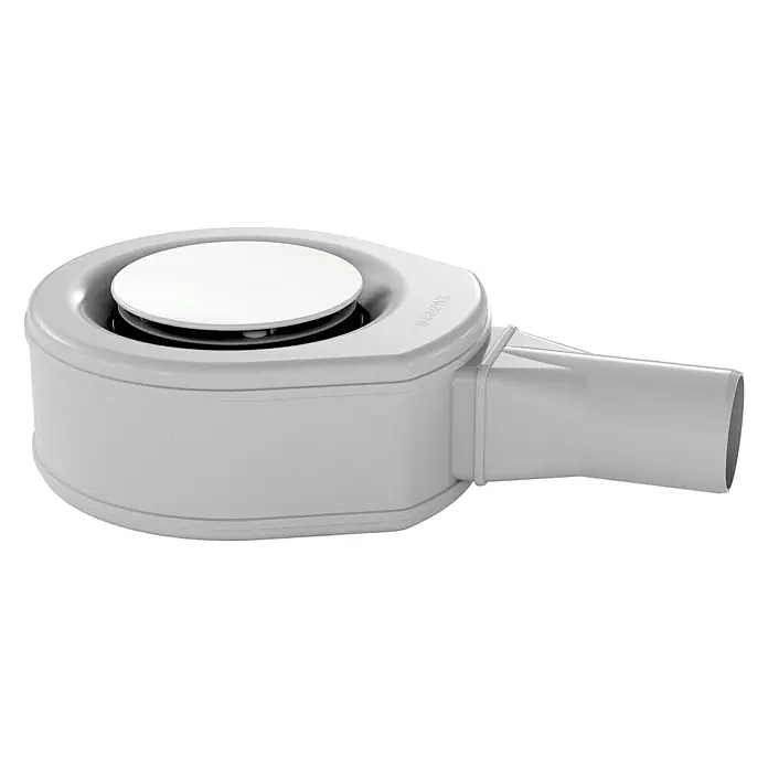 Kaldewei Duschwannenablauf KA 90 Professional - Durchmesser Ablauf: 90 mm, Chrom - Rechte Seitenansicht