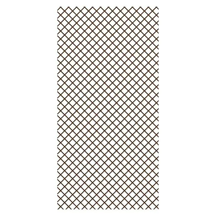 Celosía PVC 48 mm - An x Al: 1 x 2 m, Marrón