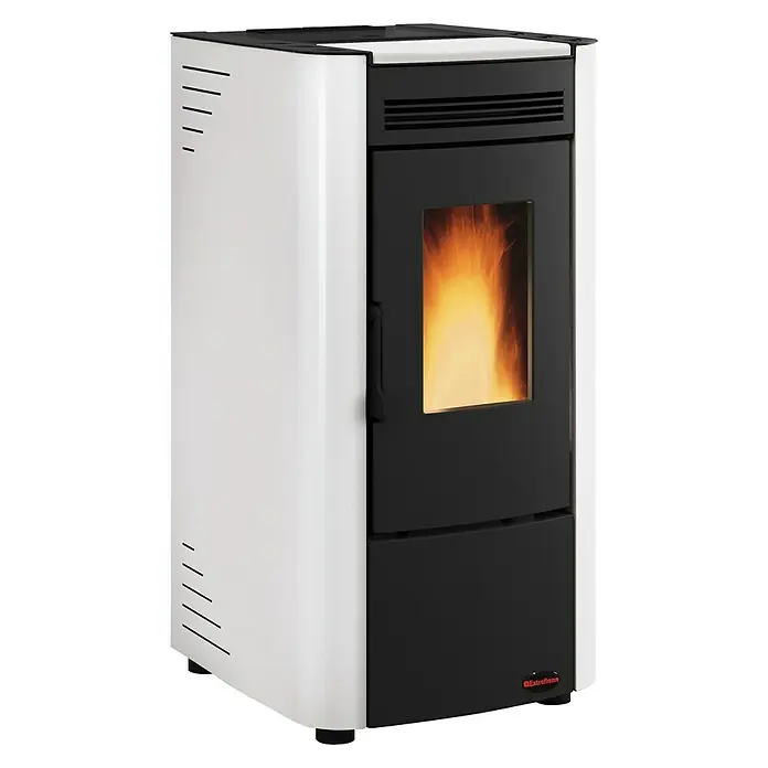 La Nordica Pelletofen Ketty - 2,5 - 6,5 kW, Raumheizvermögen: 186 m³, Schwarz/Weiß