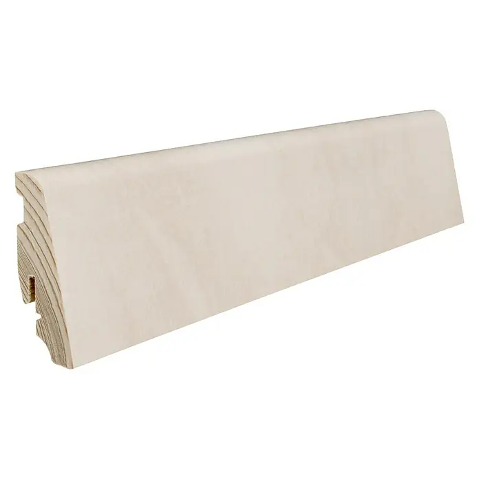 Living by Haro Sockelleiste Naturstein Sand - 2,2 m x 19 mm x 58 mm, Gerade - Linke Seitenansicht