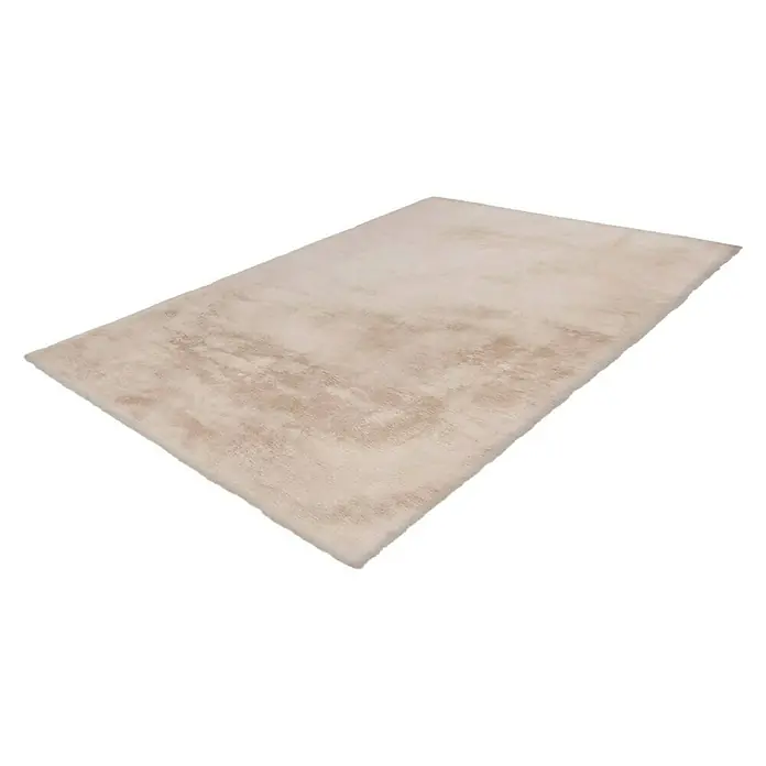 Kayoom Hochflorteppich Rabbit - Creme, 280 x 180 cm, 100 % Polyester - Rechte Seitenansicht