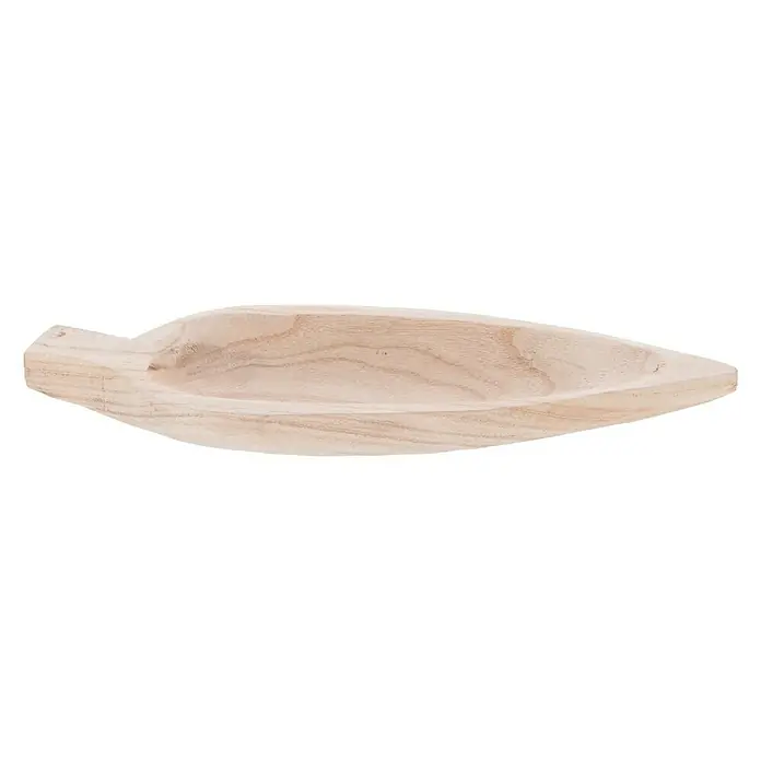 Holzschale Blattform - S, Holz