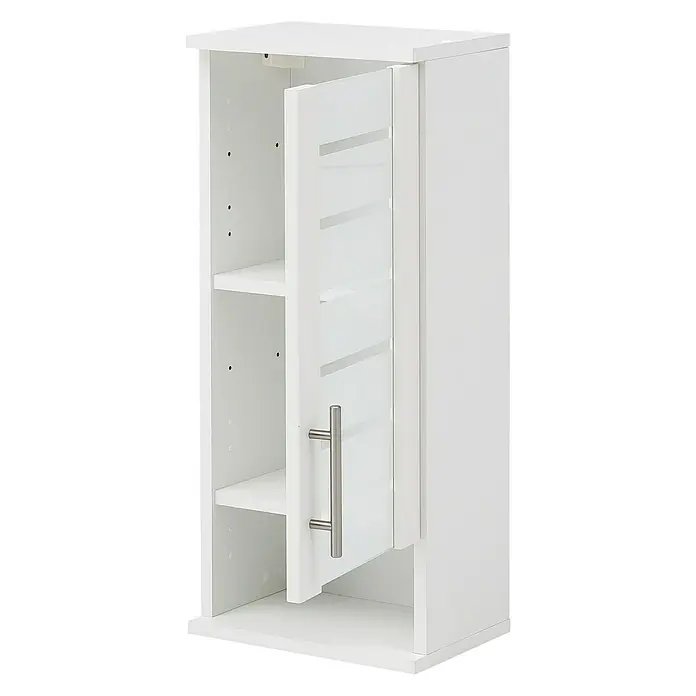 Schildmeyer Niko Oberschrank - 30 x 20,5 x 70,5 cm, Perlweiß - Detailaufnahme