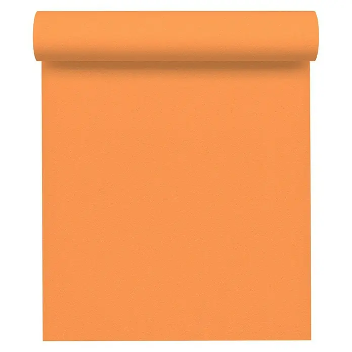 AS Creation WM 2018 Vliestapete - Orange, Uni, 10,05 x 0,53 m - Ansicht von oben