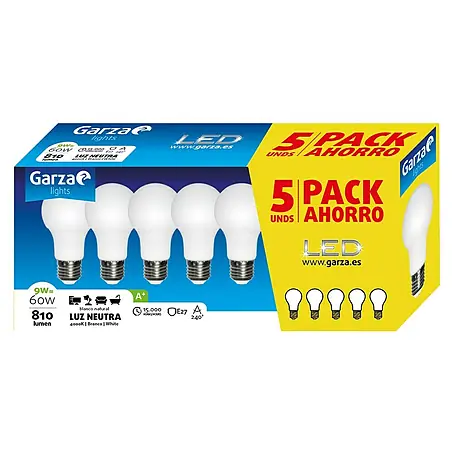 Garza  Bombilla LED Pack
