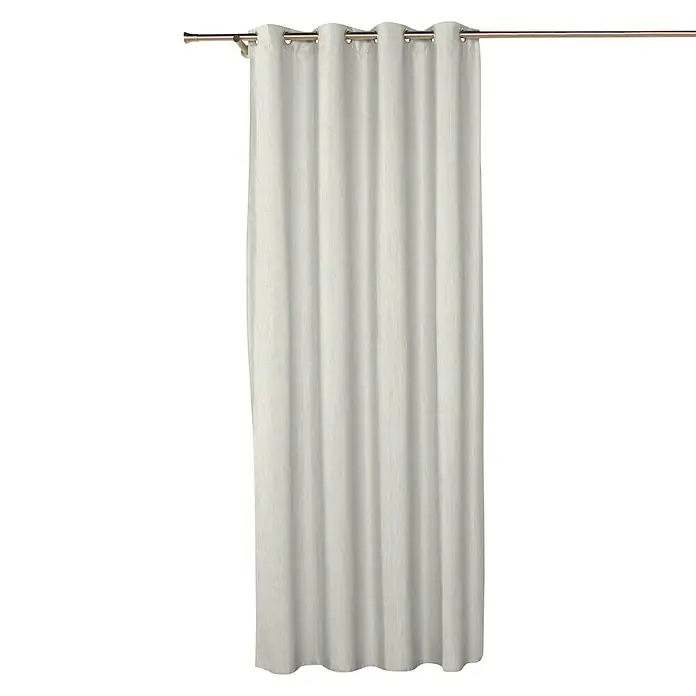 Cortina con ollaos Studio54 - 140 x 270 cm, 69% poliéster,  24% algodón y 7% lino, Natural