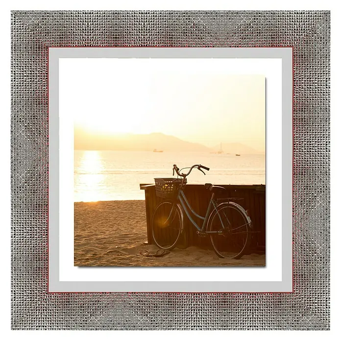 Cuadro - Atardecer con bici, An x Al: 67 x 67 cm