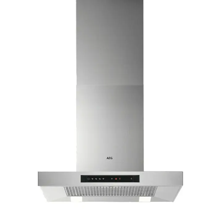 AEG Campana de pared DBB5660HM - Ancho: 59,8 cm, Potencia de aire máx.: 352 m³/h en funcionamiento normal, Acero inoxidable