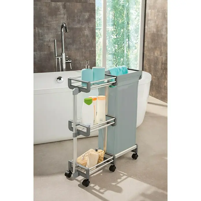 Ruco Rollwagen - L x B x H: 68 x 20 x 74 cm, Aluminium, Grau - Anwendungsbeispiel