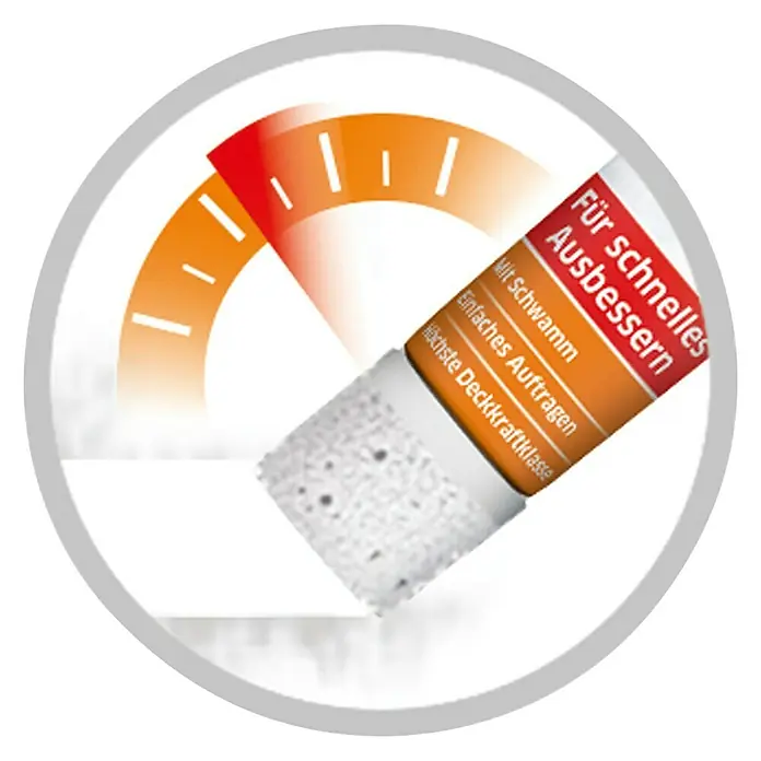 Alpina Alpinaweiß Wandfarbe SOS Tube - Weiß, 100 ml, Matt, Konservierungsmittelfrei