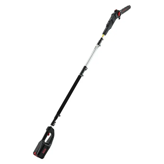 Powerworks Akumulatorska teleskopska pila PC82PS - 82 V, Litij-ionska, Bez akumulatora, Radna visina: 3,9 m - Pogled s desne strane