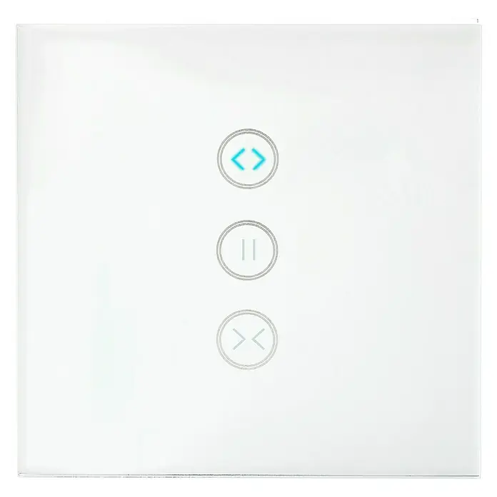 Nedis Smartlife Funk-Jalousieschalter - Weiß, L x B x H: 25 x 86 x 86 mm, Max. Anschlussleistung: 300 W - Vorderansicht