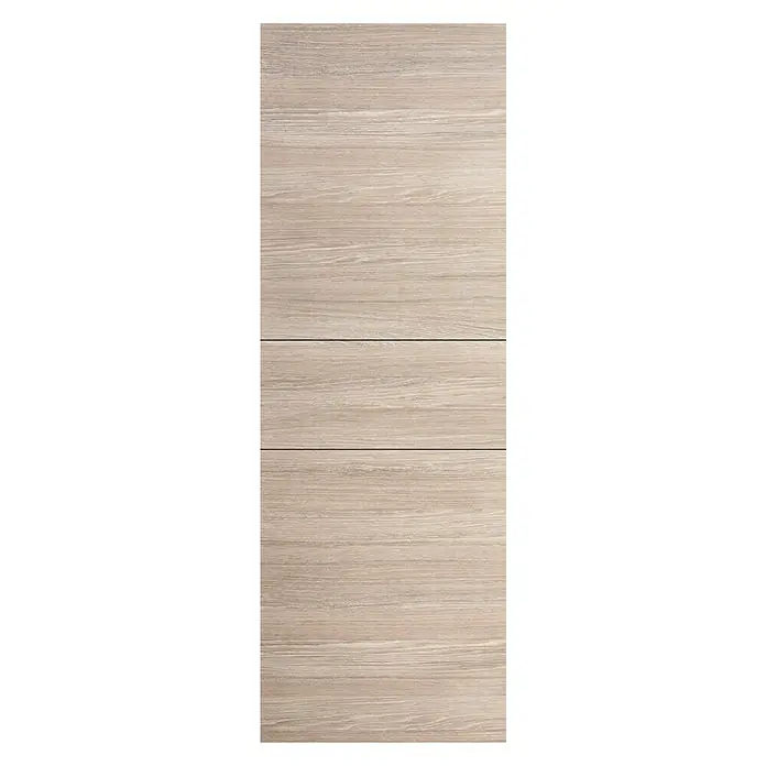 Puerta corredera de madera Roble Gris 200 - 82,5 x 203 cm, Roble Gris, Macizo