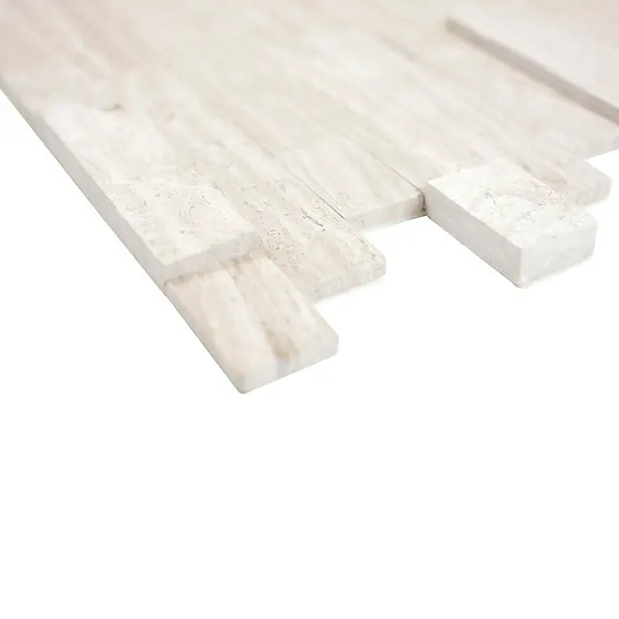 Selbstklebemosaik SAM 4NM02 - 30 x 27,5 cm, Naturstein, Beige - Detailaufnahme