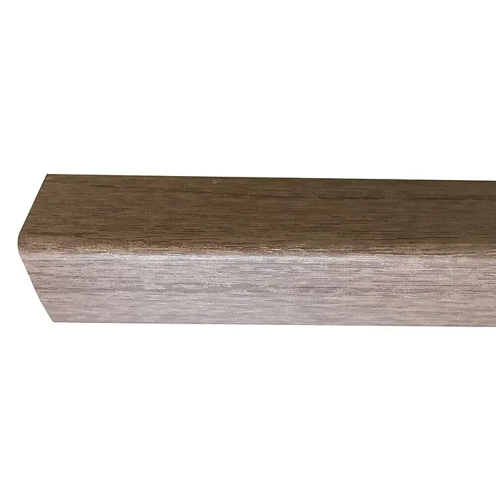 Rufete Canto de PVC adhesivo Nogal - 25 mm x 25 mm x 2,6 m