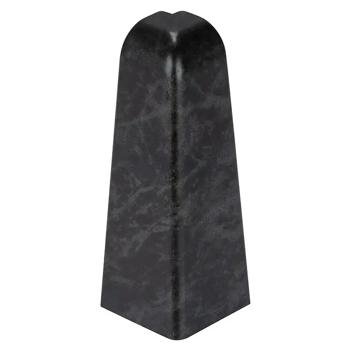 Egger Außenecke - Stein Schwarz, 2 Stk., Passend für: Egger Sockelleisten 17 x 60 mm