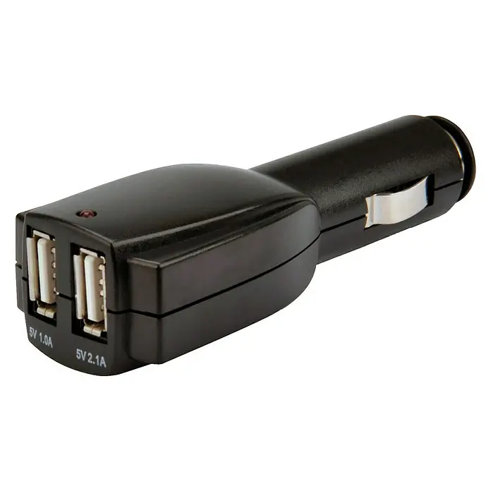 Cartrend USB-Adapter - Geeignet für: Autos, Ausstattung: 2 USB-Anschlüsse - Ansicht von oben