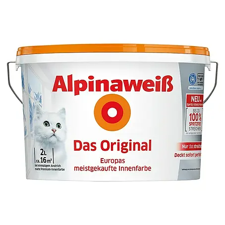 Alpina Alpinaweiß Wandfarbe Das Original