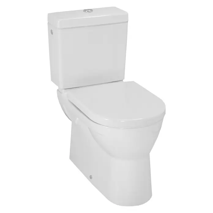 Laufen Pro Stand-WC - Mit Spülrand, Spülform: Flach, WC Abgang: Senkrecht, Weiß