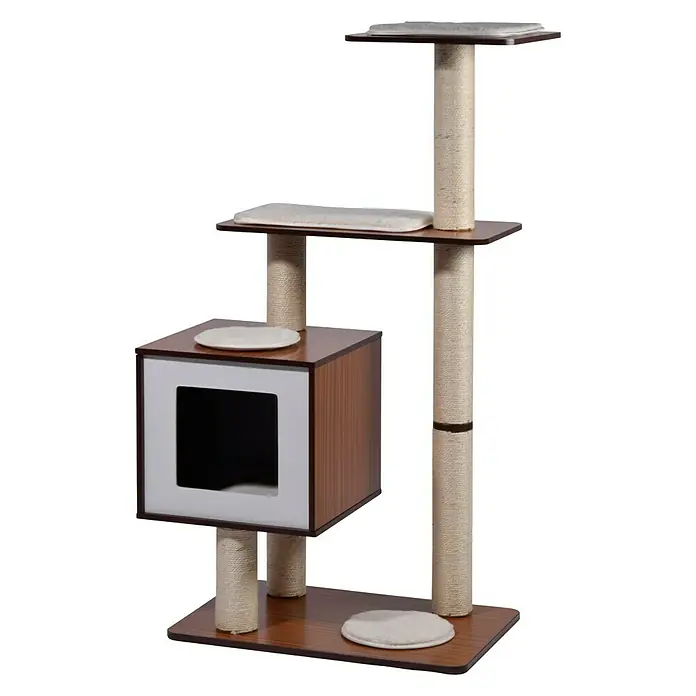 Dobar Kratzbaum Sammy - 68 x 40 x 120 cm - Vorderansicht