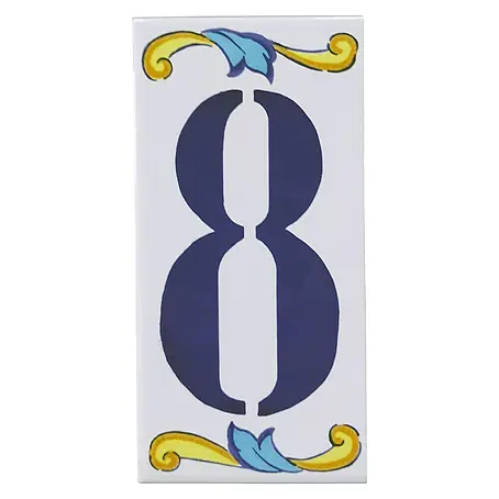 Azulejo de gres Número 8