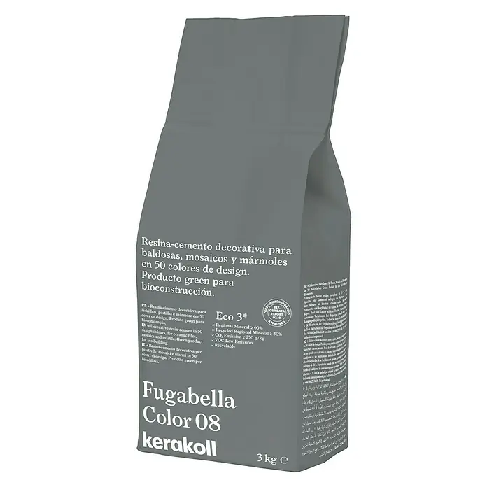 Kerakoll Sellador de resina - cemento Fugabella - Tono de color: 08, 3 kg