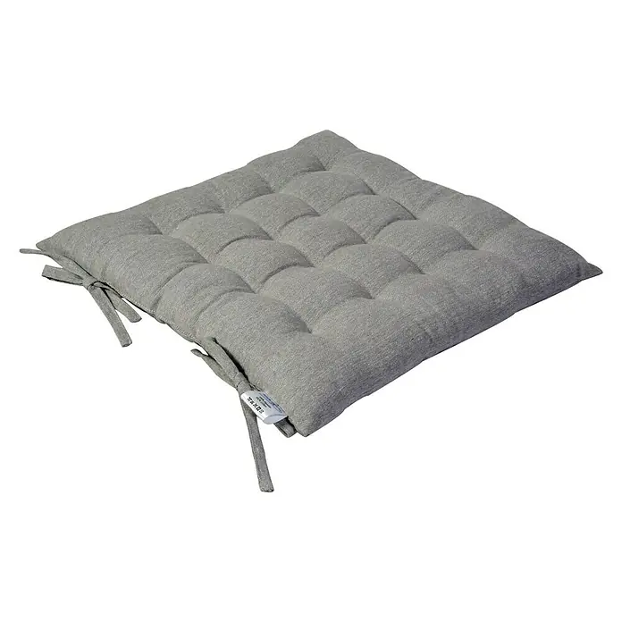 Cojín para silla - Gris, 45 x 45 cm, 100% algodón