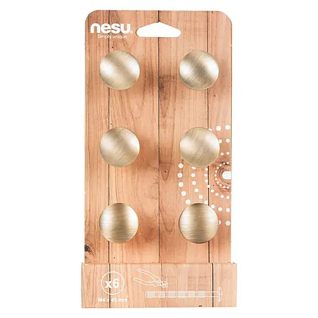 Nesu  Set de pomos para muebles 25315 6 uds.