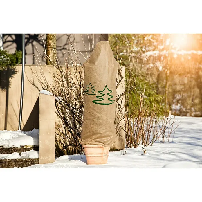 Windhager Winterschutzhaube Protect - L x B: 1,8 x 0,6 m, Motiv: Tannenbaum