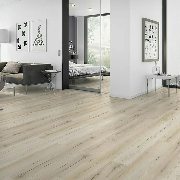 Classen Vinylboden GreenVinyl Sand-Eiche - 1.290 x 173 x 3,8 mm, Landhausdiele - Stimmungsaufnahme