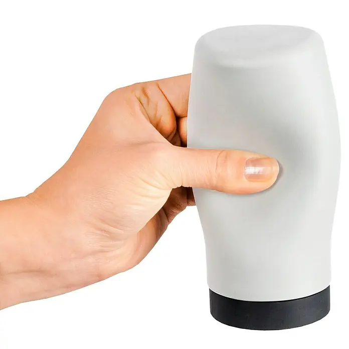 Wenko Dispensador de jabón Easy Squeez-e - Silicona, Blanco