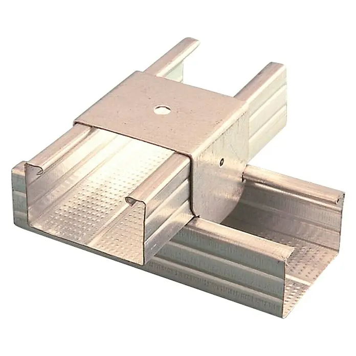 Placafix Elemento de unión para perfiles Caballete 27/TC60 - Plateado