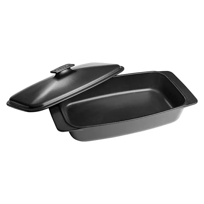 Weber Keramička posuda za roštilje - Keramika, D x Š x V: 42,1 x 12,9 x 22,6 cm - Pogled sprijeda