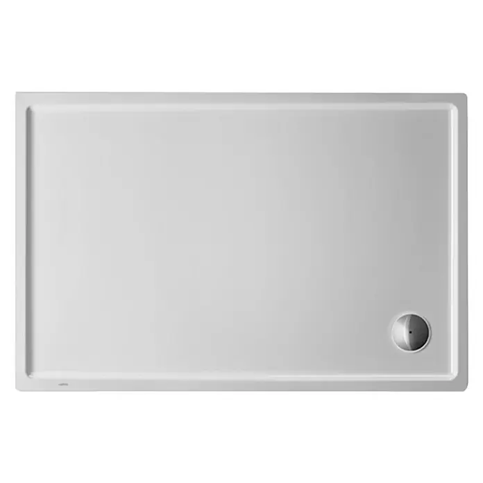 Duravit Duschwanne Starck Slimline - L x B: 120 x 100 cm, Kunststoff, Weiß, Ohne Antirutsch-Oberfläche - Ansicht von oben
