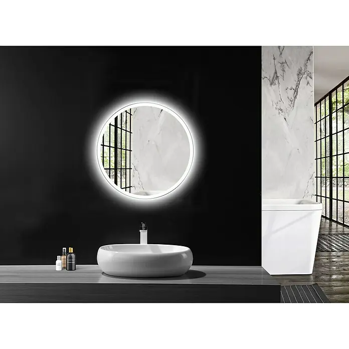 DSK LED-Lichtspiegel Silver Space - Durchmesser: 60 cm - Stimmungsaufnahme