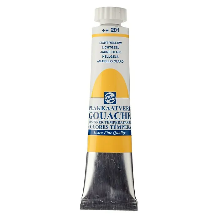 Talens Pintura gouache amarillo claro - 20 ml, Mate