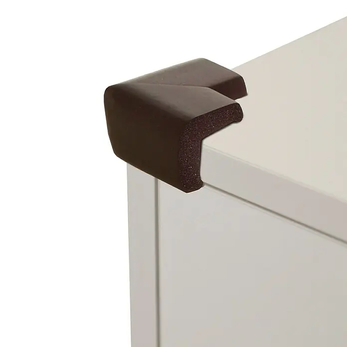 Dreambaby Eckenschutz - Braun, L x B x H: 40 x 35 x 15 mm, 4 Stk.