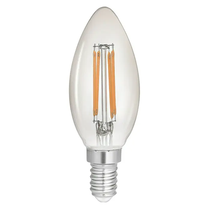 WiZ LED-Leuchtmittel - E14, 5,5 W, Smoky, C35, 210 lm