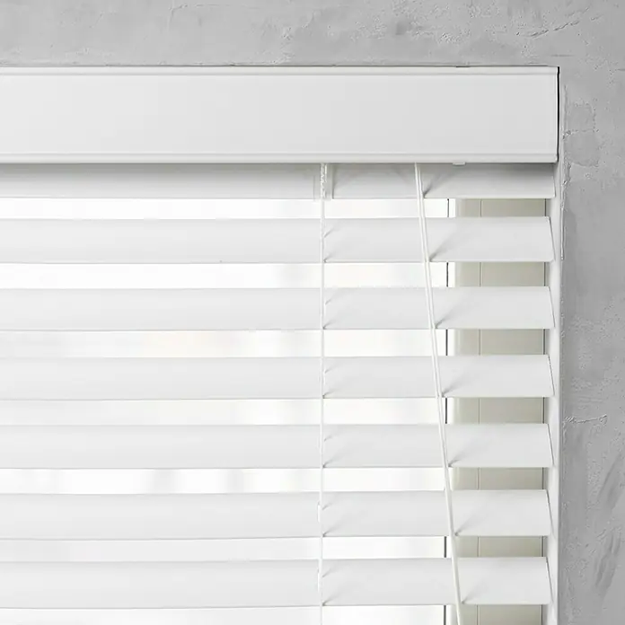 Jalousie - B x H: 105 x 130 cm, Weiß - Detailaufnahme