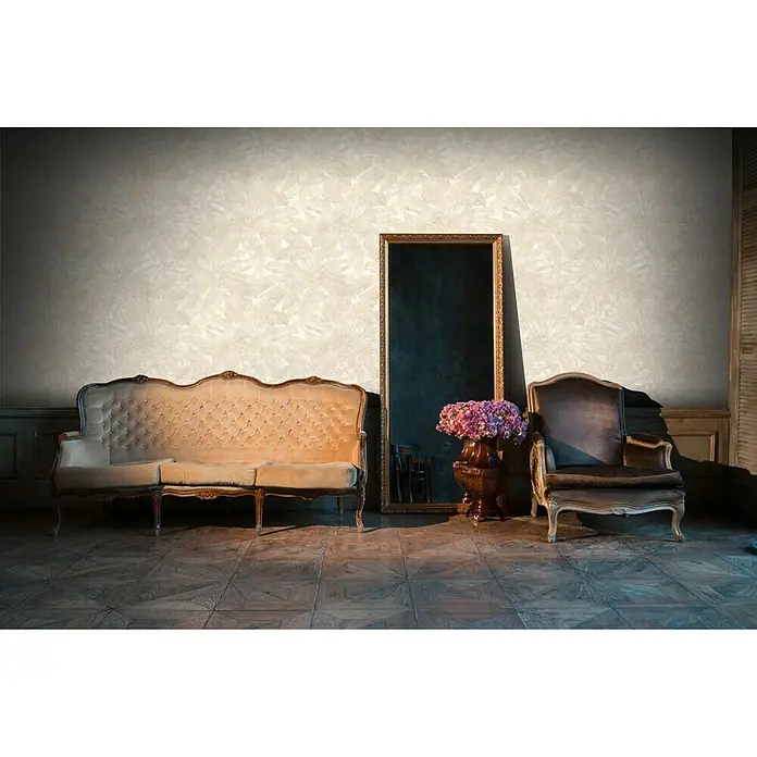 AS Creation Metropolitan Stories Vliestapete Blätter - Beige, Floral, 10,05 x 0,53 m - Stimmungsaufnahme