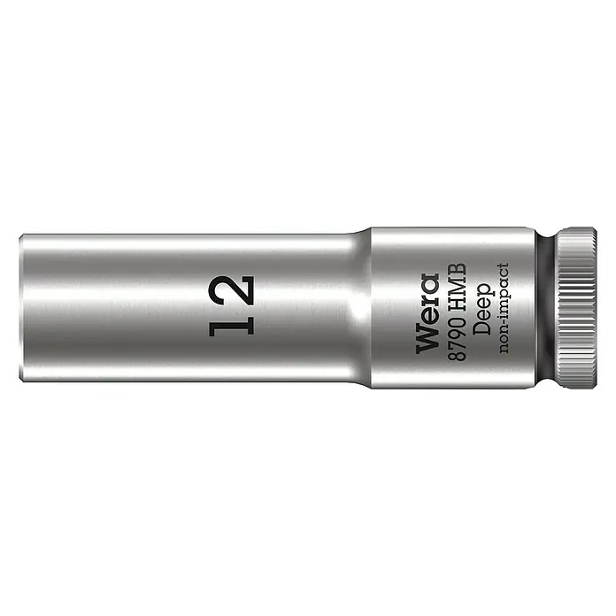 Wera Steckschlüsseleinsatz 8790 HMB - Schlüsselweite: 12 mm, Antriebsgröße: ⅜″ - Vorderansicht